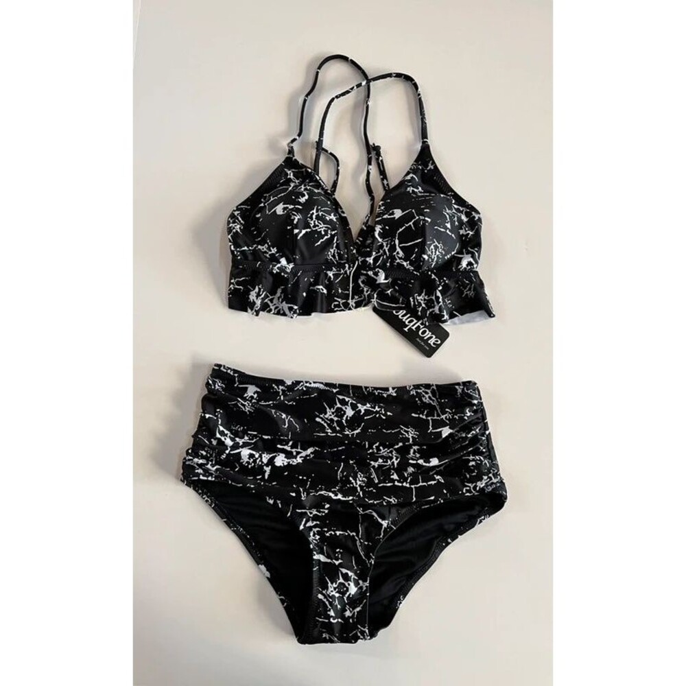 NWT SouqFone Amazon brand Bikini Two Piece Swimsuit size small